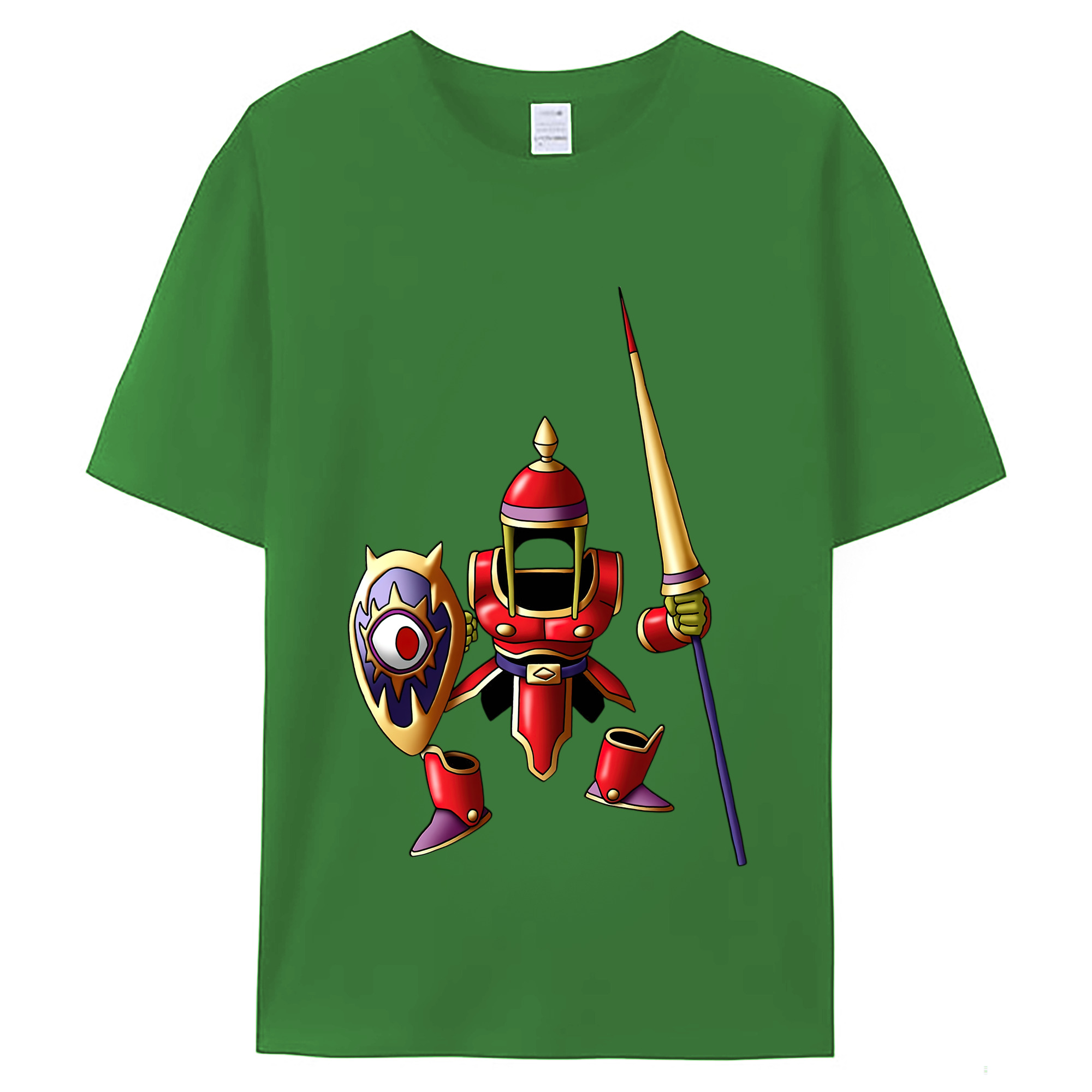 （画像用） ドラゴンクエスト Doragon Kuesuto Dragon Quest レディースカジュアルプリントTシャツ（綿100％）